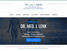 Tablet Screenshot of dr-lenk-remagen.de